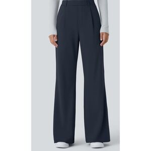 Halara Flex™ DayStretch High Waisted Pocket Work Flare Pants Sz L